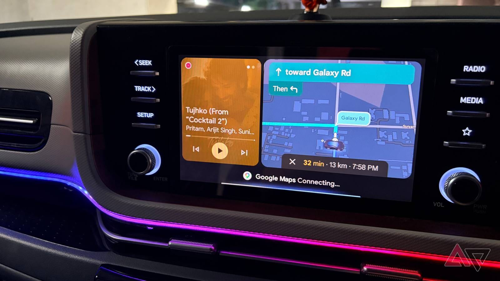 Android Auto recibe por fin el velocímetro en Google Maps