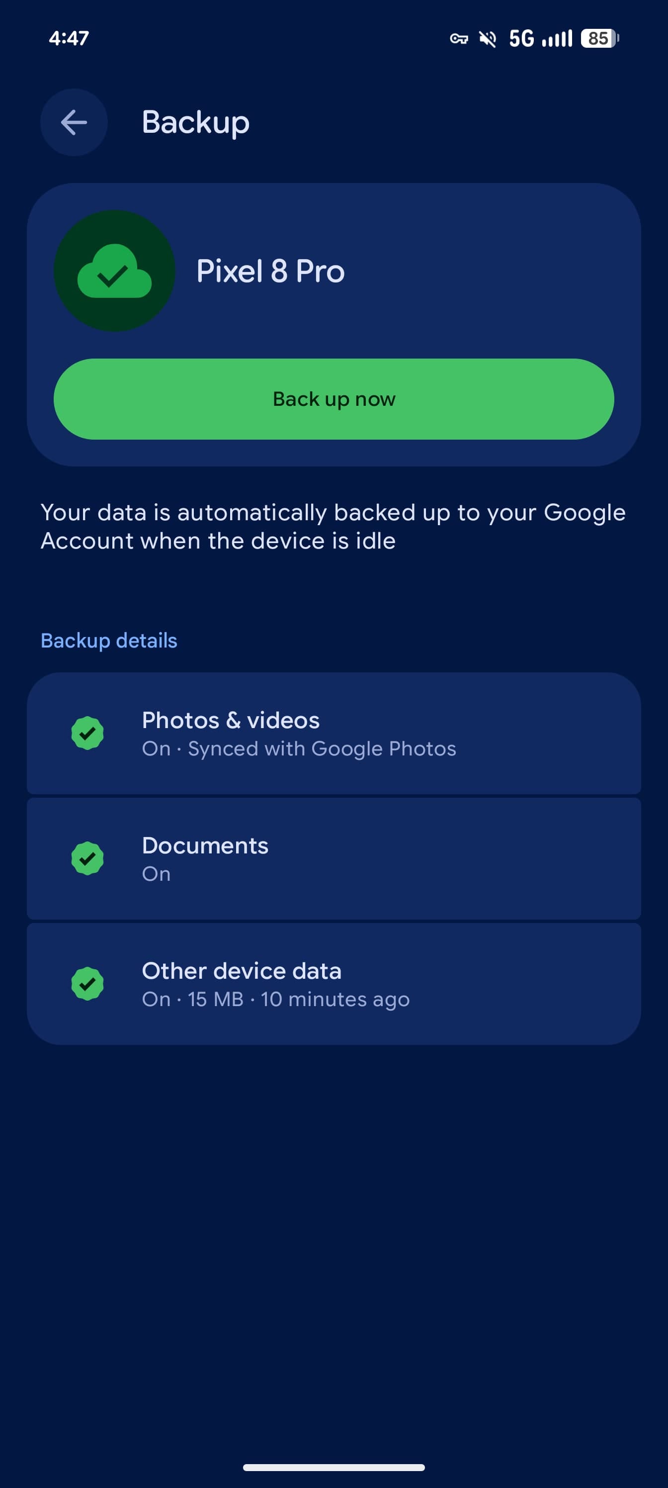 Android estrena copia de seguridad automática para archivos locales en Drive