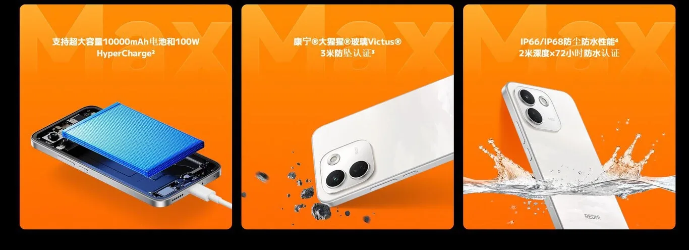 Xiaomi Redmi Note 17 Pro Max: Batería de 10.000 mAh y carga de 100W