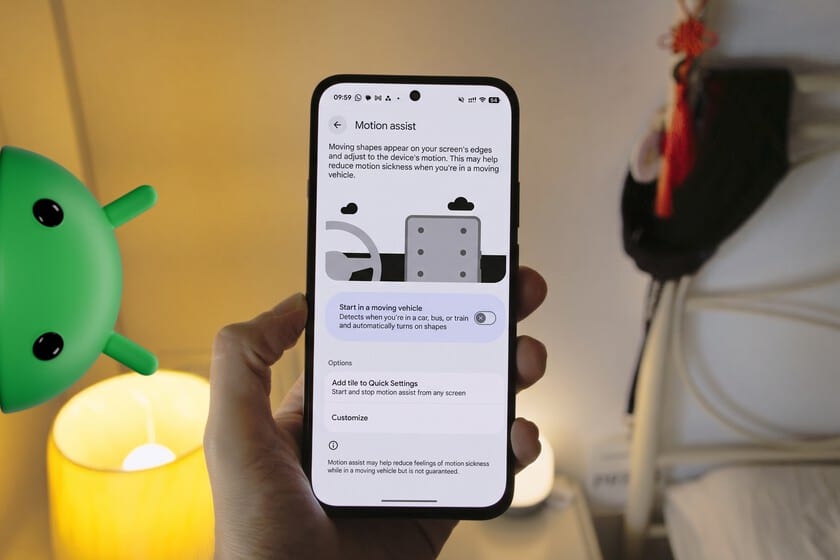 Android se actualiza: Motion Assist contra mareos y más novedades