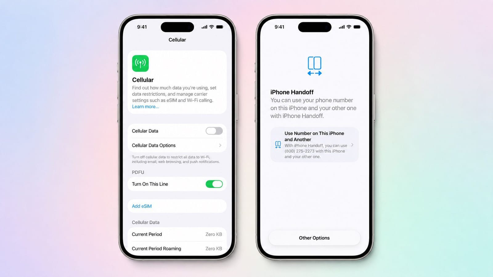 iOS 27 estrena iPhone Handoff para usar dos móviles con el mismo número