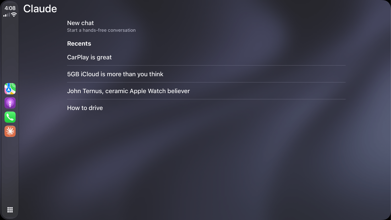 CarPlay ya es compatible con Claude y otros cinco grandes chatbots de IA