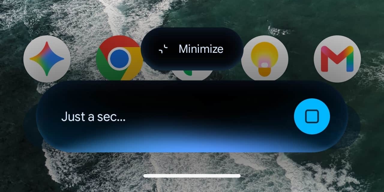 Gemini en Android estrena burbujas flotantes para multitarea