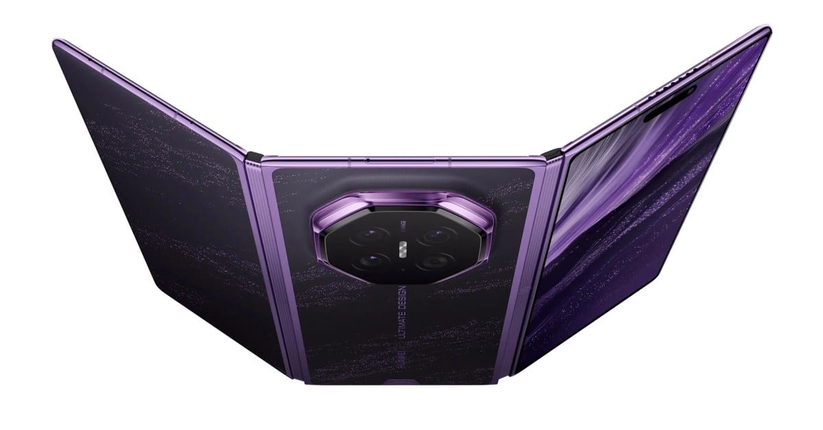 Huawei Mate XT2: el plegable definitivo que mezcla ideas de Samsung