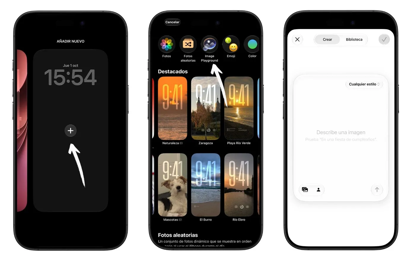 iOS 27 esconde un generador de fondos de pantalla con IA