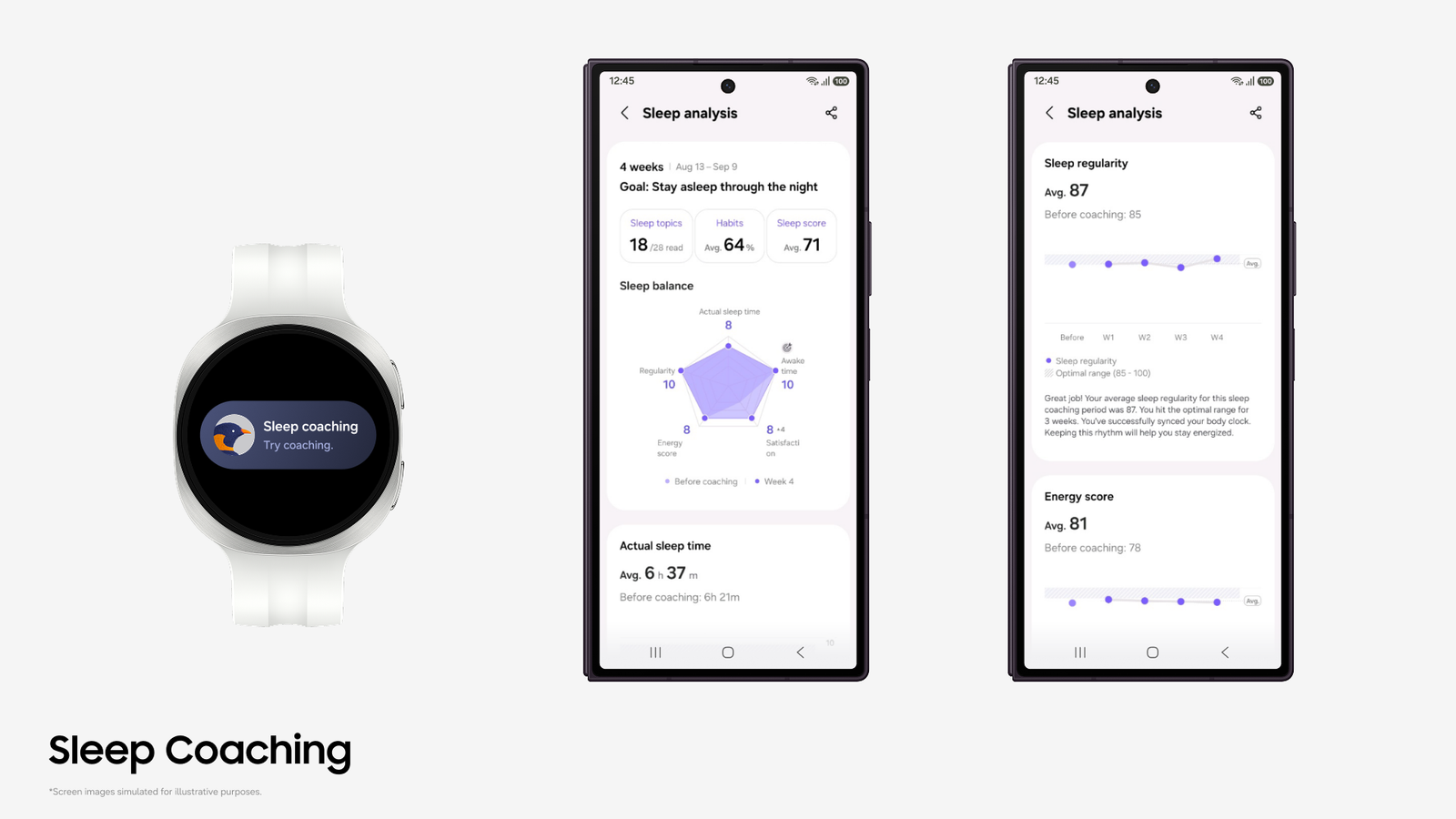 Samsung Health se actualiza con análisis de comida por IA y sueño