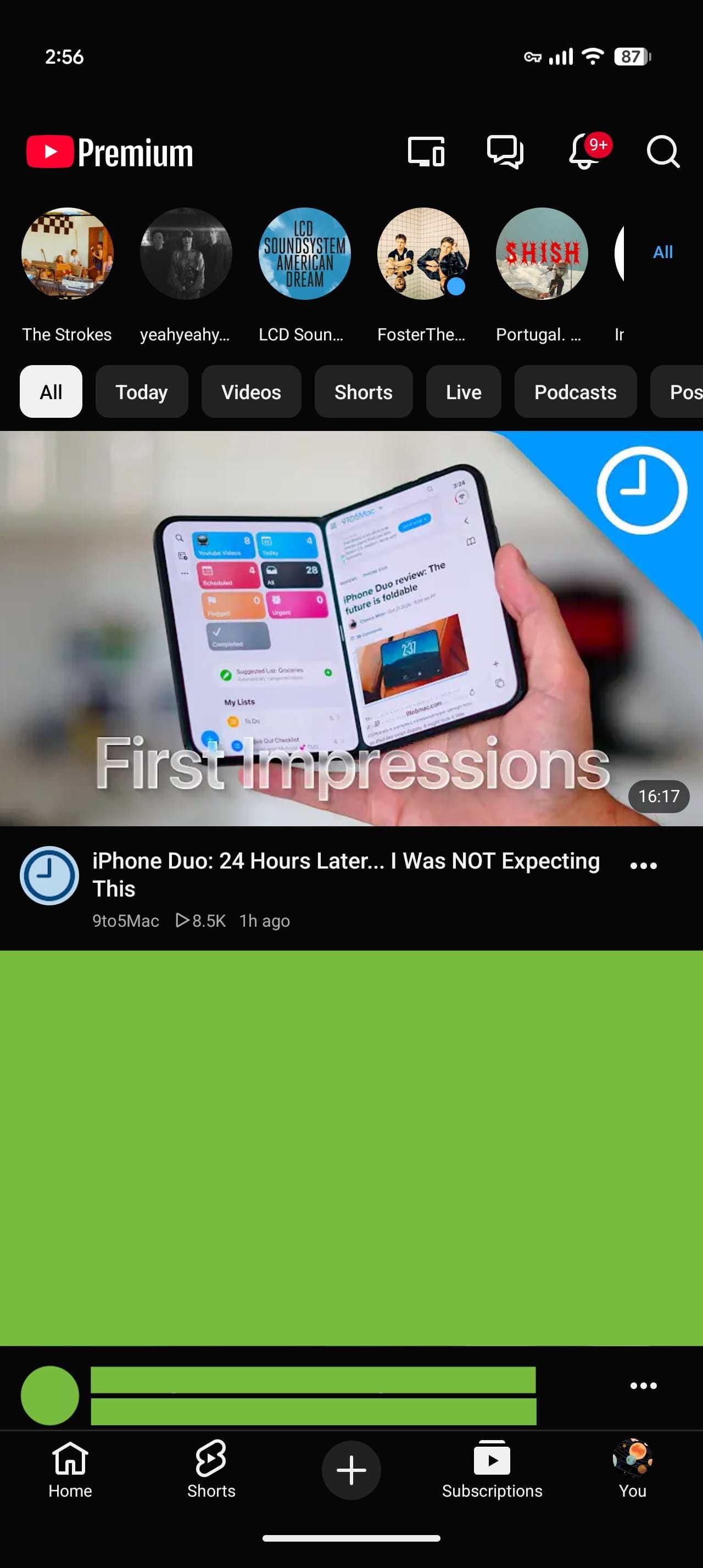 YouTube rediseña la app en Android e iOS y dice adiós a las suscripciones abajo