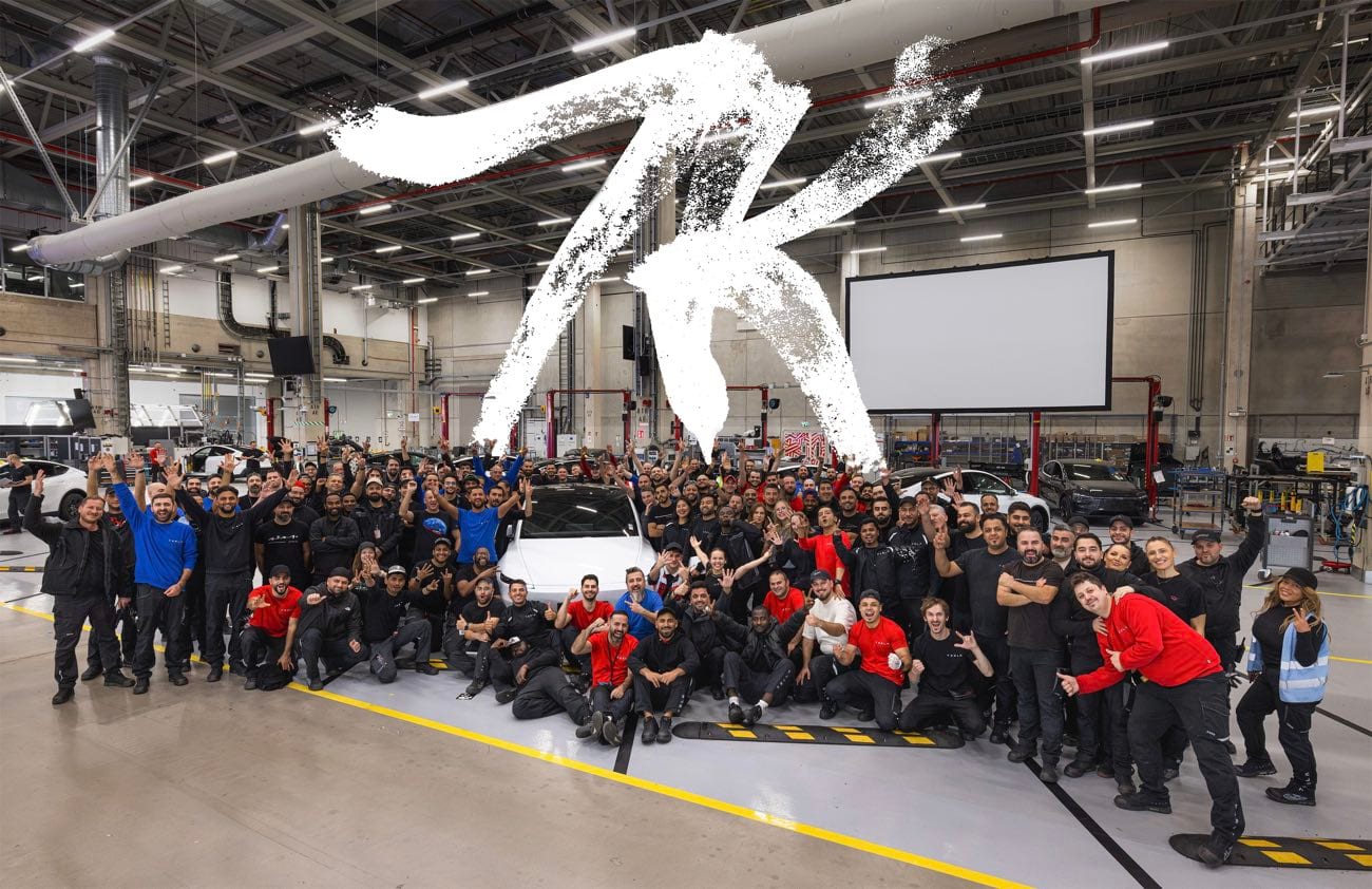 Giga Berlin marca un hito histórico al fabricar 7.000 Model Y